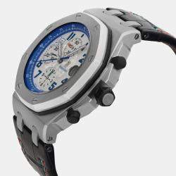 Audemars Piguet White Stainless Steel Royal Oak Offshore Chronograph Sachin Tendulkar 26182ST.OO.D01 Automatic Men's Wristwatch 44mm