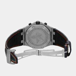 Audemars Piguet White Stainless Steel Royal Oak Offshore Chronograph Sachin Tendulkar 26182ST.OO.D01 Automatic Men's Wristwatch 44mm