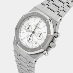 Audemars Piguet Silver Stainless Steel Royal Oak 26300ST.OO.1110ST.05 Men's Wristwatch 39 mm