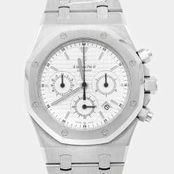 Audemars Piguet Silver Stainless Steel Royal Oak 26300ST.OO.1110ST.05 Men's Wristwatch 39 mm