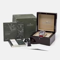 Audemars Piguet Black Stainless Steel Rubber Royal Oak Offshore Alinghi Polaris Limited Edition 26040ST.00.D002CA.01 Men's Wristwatch 44 mm