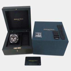 Audemars Piguet Black Stainless Steel Royal Oak Offshore 26420SO.OO.A002CA.01 Automatic Men's Wristwatch 43 mm