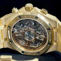 Audemars Piguet Gold 18k Yellow Gold Royal Oak 26240BA Automatic Men's Wristwatch 41 mm
