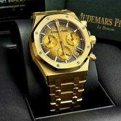 Audemars Piguet Gold 18k Yellow Gold Royal Oak 26240BA Automatic Men's Wristwatch 41 mm
