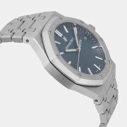 Audemars Piguet Blue Stainless Steel Royal Oak 15500ST.OO.1220ST.01 Automatic Men's Wristwatch 41 mm