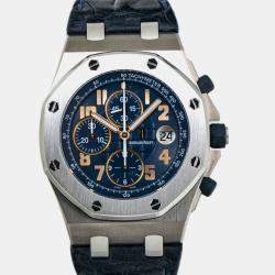 Audemars Piguet Blue Titanium Royal Oak Offshore 26365IS.OO.D305CR.01 Automatic Men's Wristwatch 42 mm