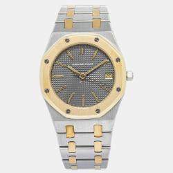 Audemars Piguet Royal Oak 4100SA Automatic Grey 18k Yellow Gold Stainless Steel Men's Wristwatch 36mm