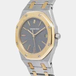 Audemars Piguet Royal Oak 4100SA Automatic Grey 18k Yellow Gold Stainless Steel Men's Wristwatch 36mm