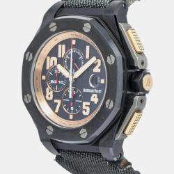 Audemars Piguet RoyalOak Offshore 263781O Automatic Black Ceramic Men's Wristwatch 48mm