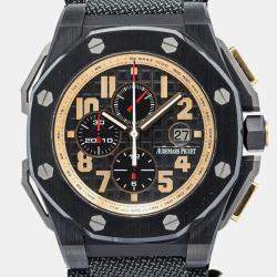 Audemars Piguet RoyalOak Offshore 263781O Automatic Black Ceramic Men's Wristwatch 48mm