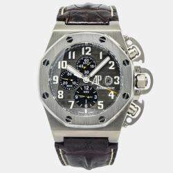 Audemars Piguet Royal Oak Offshore 25863TI T3 Automatic Grey Titanium Men's Wristwatch 48mm