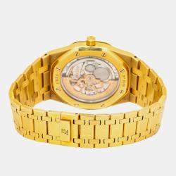Audemars Piguet Royal Oak 15202BA.OO.0944BA.01 Automatic White 18K Yellow Gold Men's Wristwatch 39 mm