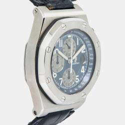 Audemars Piguet Royal Oak Offshore 25770ST Automatic Blue Stainless Steel Men's Wristwatch 42mm