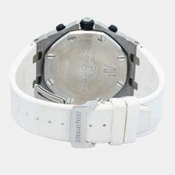 Audemars Piguet Royal Oak Offshore 26170ST Ivory Stainless Steel Automatic Men's Wristwatch 42 mm