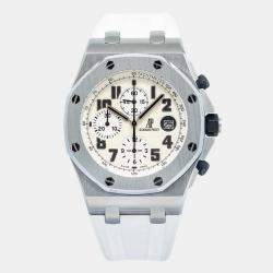 Audemars Piguet Royal Oak Offshore 26170ST Ivory Stainless Steel Automatic Men's Wristwatch 42 mm