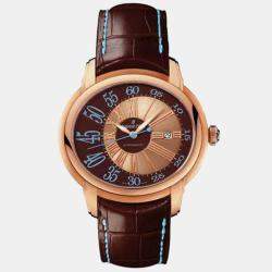 Audemars Piguet Millenary 15320OR.OO.D095CR.01 Automatic Brown 18k Rose Gold Men's Wristwatch 40 mm