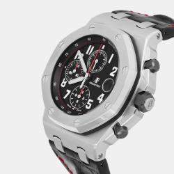 Pre Owned Audemars Piguet Royal Oak Offshore 26470ST Automatic Black Stainless Steel Men's Wristwatch 42 mm