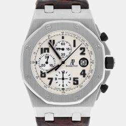Pre Owned Audemars Piguet Royal Oak Offshore 26020ST.OO.D091CR.01 Automatic Silver Stainless Steel Men's Wristwatch 42 mm