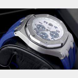 Pre Owned Audemars Piguet Royal Oak Offshore 26020ST.OO.D020IN.01 Automatic White Stainless Steel Men's Wristwatch 42 mm