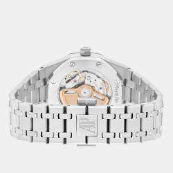 Pre Owned Audemars Piguet Royal Oak 77350ST.OO.1261ST.01 Automatic Silver Stainless Steel Men's Wristwatch 34 mm