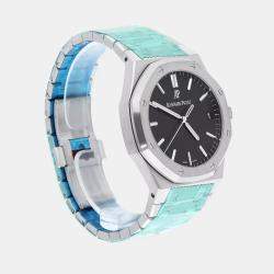 Pre Owned Audemars Piguet Royal Oak 15500ST.OO.1220ST.03 Automatic Black Stainless Steel Men's Wristwatch 41 mm