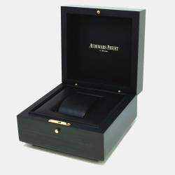 Pre Owned Audemars Piguet Royal Oak 15400SR.OO.1220SR.01 Automatic Silver 18k Rose Gold Stainless Steel Men's Wristwatch 41 mm