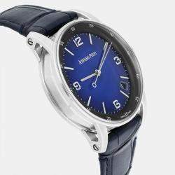 Pre Owned Audemars Piguet Code 11.59 15210BC.OO.A321CR.99 Automatic Blue 18k White Gold Men's Wristwatch 41 mm