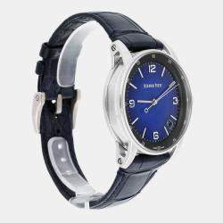 Pre Owned Audemars Piguet Code 11.59 15210BC.OO.A321CR.99 Automatic Blue 18k White Gold Men's Wristwatch 41 mm