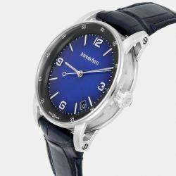 Pre Owned Audemars Piguet Code 11.59 15210BC.OO.A321CR.99 Automatic Blue 18k White Gold Men's Wristwatch 41 mm