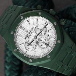 Pre Owned Audemars Piguet Royal Oak 26320ST.OO.1220ST.02 Automatic Silver Stainless Steel Men's Wristwatch 41 mm