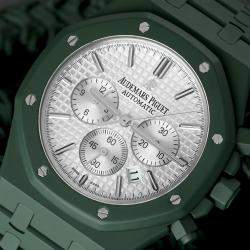 Pre Owned Audemars Piguet Royal Oak 26320ST.OO.1220ST.02 Automatic Silver Stainless Steel Men's Wristwatch 41 mm