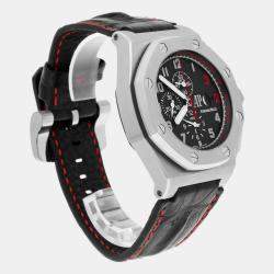 Pre Owned Audemars Piguet Royal Oak Offshore 26133ST.OO.A101CR.01 Automatic Black Stainless Steel Men's Wristwatch 48 mm