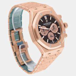 Pre Owned Audemars Piguet Royal Oak 26331OR.OO.1220OR.02 Automatic Brown 18k Rose Gold Men's Wristwatch 41 mm