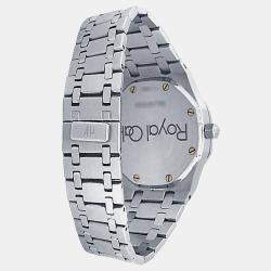 Pre Owned Audemars Piguet Royal Oak 25730ST.OO.0789ST.07 Automatic Blue Stainless Steel Men’s Wristwatch 36 mm