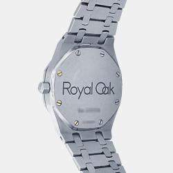 Pre Owned Audemars Piguet Royal Oak 25730ST.OO.0789ST.07 Automatic Blue Stainless Steel Men’s Wristwatch 36 mm