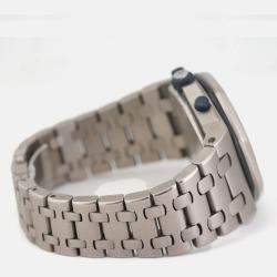 Pre Owned Audemars Piguet Royal Oak Offshore 25721TI.OO.1000T1.01 Automatic Grey Titanium Men's Wristwatch 42 mm