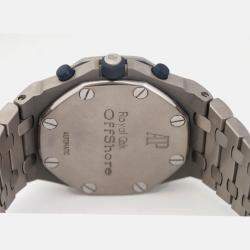 Pre Owned Audemars Piguet Royal Oak Offshore 25721TI.OO.1000T1.01 Automatic Grey Titanium Men's Wristwatch 42 mm