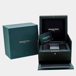 Pre Owned ساعة يد رجالية أوديمار بيغيه رويال أوك أوفشور "تمويه أزرق" 26400SO.OO.A335CA.01 أوتوماتيكية زرقاء ستانلس ستيل 42 ملم