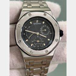 Pre Owned Audemars Piguet Royal Oak Offshore 25970ST Automatic Blue Stainless Steel Men's Wristwatch 38 mm