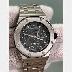 Pre Owned Audemars Piguet Royal Oak Offshore 25970ST Automatic Blue Stainless Steel Men's Wristwatch 38 mm
