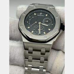 Pre Owned Audemars Piguet Royal Oak Offshore 25970ST Automatic Blue Stainless Steel Men's Wristwatch 38 mm