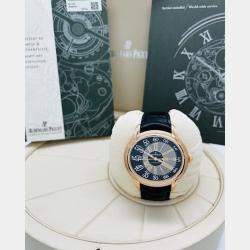 Pre Owned Audemars Piguet Millenary 15320OR.OO.D002CR.01 Automatic Silver 18K Rose Gold Men's Wristwatch 45 mm