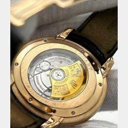 Pre Owned Audemars Piguet Millenary 15320OR.OO.D002CR.01 Automatic Silver 18K Rose Gold Men's Wristwatch 45 mm