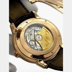Pre Owned Audemars Piguet Millenary 15320OR.OO.D002CR.01 Automatic Silver 18K Rose Gold Men's Wristwatch 45 mm