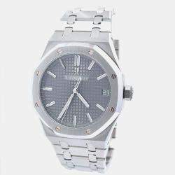 Pre Owned Audemars Piguet Royal Oak 15500ST.OO.1220ST.02 Automatic Grey Stainless Steel Men’s Wristwatch 41 mm