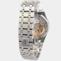 Pre Owned Audemars Piguet Royal Oak 15500ST.OO.1220ST.01 Automatic Blue Stainless Steel Men’s Wristwatch 41 mm