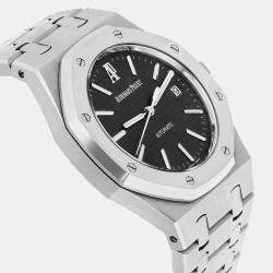 Pre Owned Audemars Piguet Royal Oak Sogo Seibu Anniversary Limited Edition 15300ST Automatic Black Stainless Steel  Men's Wristwatch 39 mm