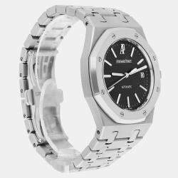 Pre Owned Audemars Piguet Royal Oak Sogo Seibu Anniversary Limited Edition 15300ST Automatic Black Stainless Steel  Men's Wristwatch 39 mm