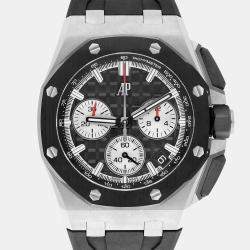 Pre Owned Audemars Piguet Royal Oak Offshore 26405CE.OO.A002CA.01.A Automatic Black ceramic Men's Wristwatch 44 mm