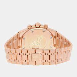 Pre Owned Audemars Piguet Royal Oak 26320OR.OO.1220OR.01 Automatic Black 18k rose gold Men's Wristwatch 41 mm